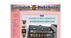 Desktop Screenshot of lochalshbutchers.com